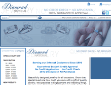 Tablet Screenshot of diamondnational.com